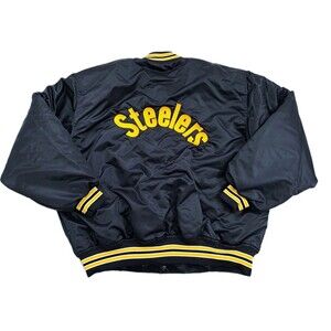 Pittsburgh Steelers Game Sportswear Jacket Men's 2XL NFL Football Vintage 90s
